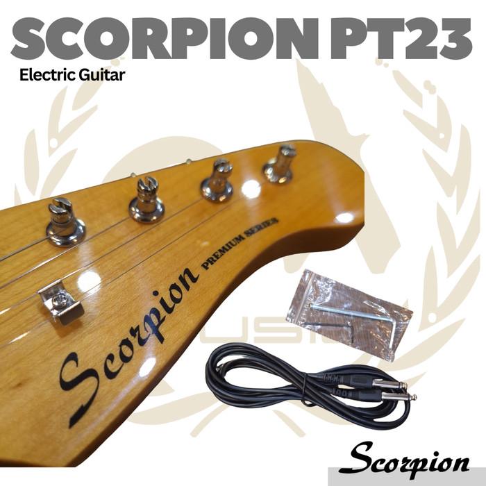 SCORPION PT23 Premium Series Electric Guitar | Gitar Telecaster Tele - BK