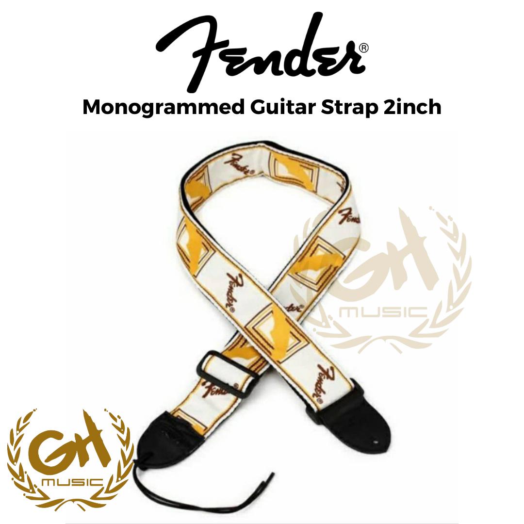 Fender 2inch Monogrammed Guitar Strap | STRAP GITAR FENDER