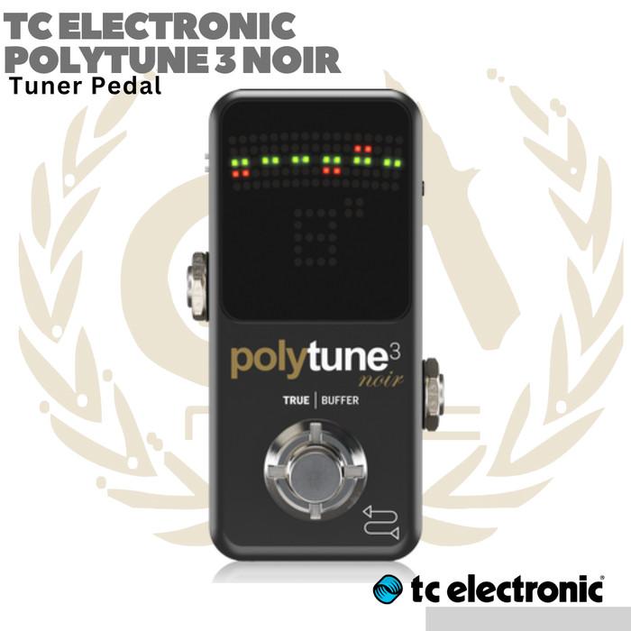 TC Electronic PolyTune 3 Noir Mini Polyphonic Tuning Pedal - Tuner