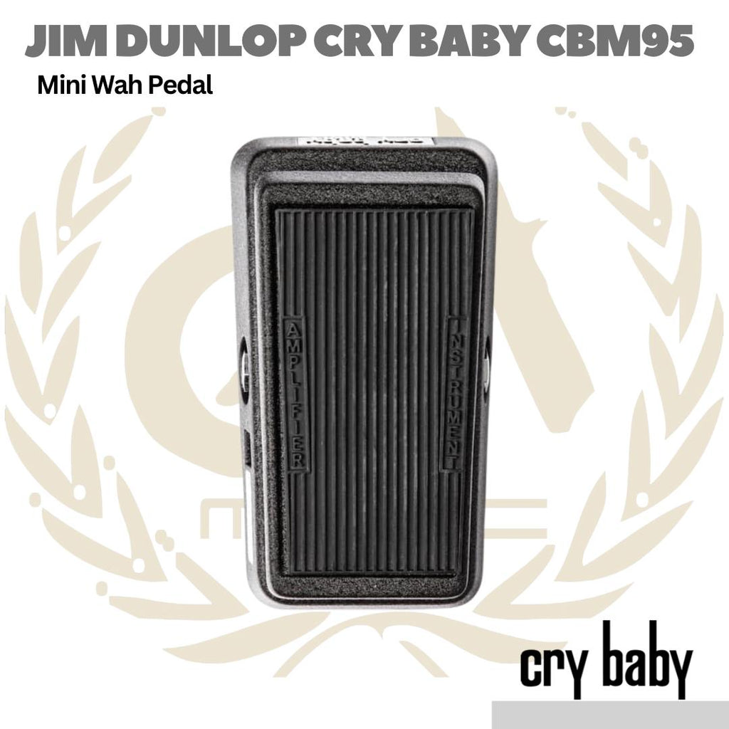 Jim Dunlop CBM95 Cry Baby Mini Wah Guitar Effects Pedal
