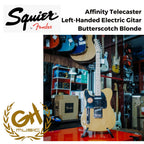 Squier Afinity Telecaster Left-Handed Electric Gitar Buterscotc Blonde