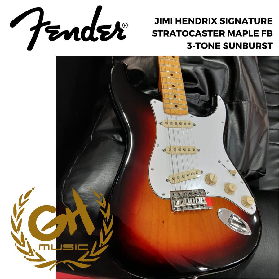 FENDER JIMI HENDRIX SIGNATURE STRATOCASTER MAPLE FB - Gitar Elektrik