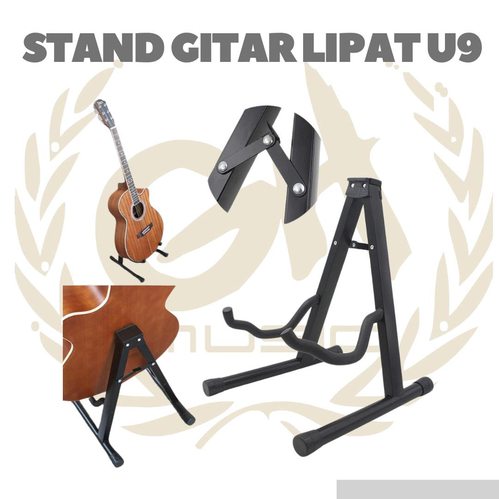 Stand Gitar Bass Lipat U9 - Stand Lantai