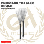 PROMARK TB3 Jazz Brush Telescope Wire Brush - Stik Brass Snare Stick Kawat Jazz Original Asli