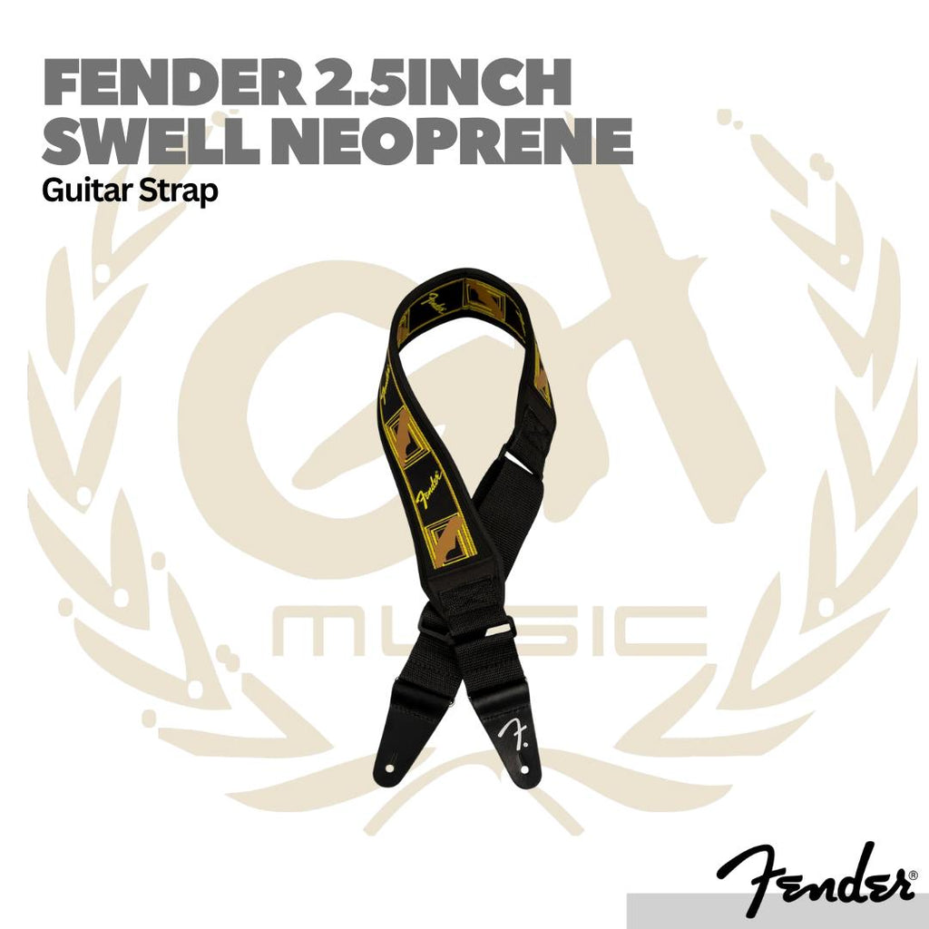 Fender 2.5inch Swell Neoprene Guitar Strap | Strap Gitar Original