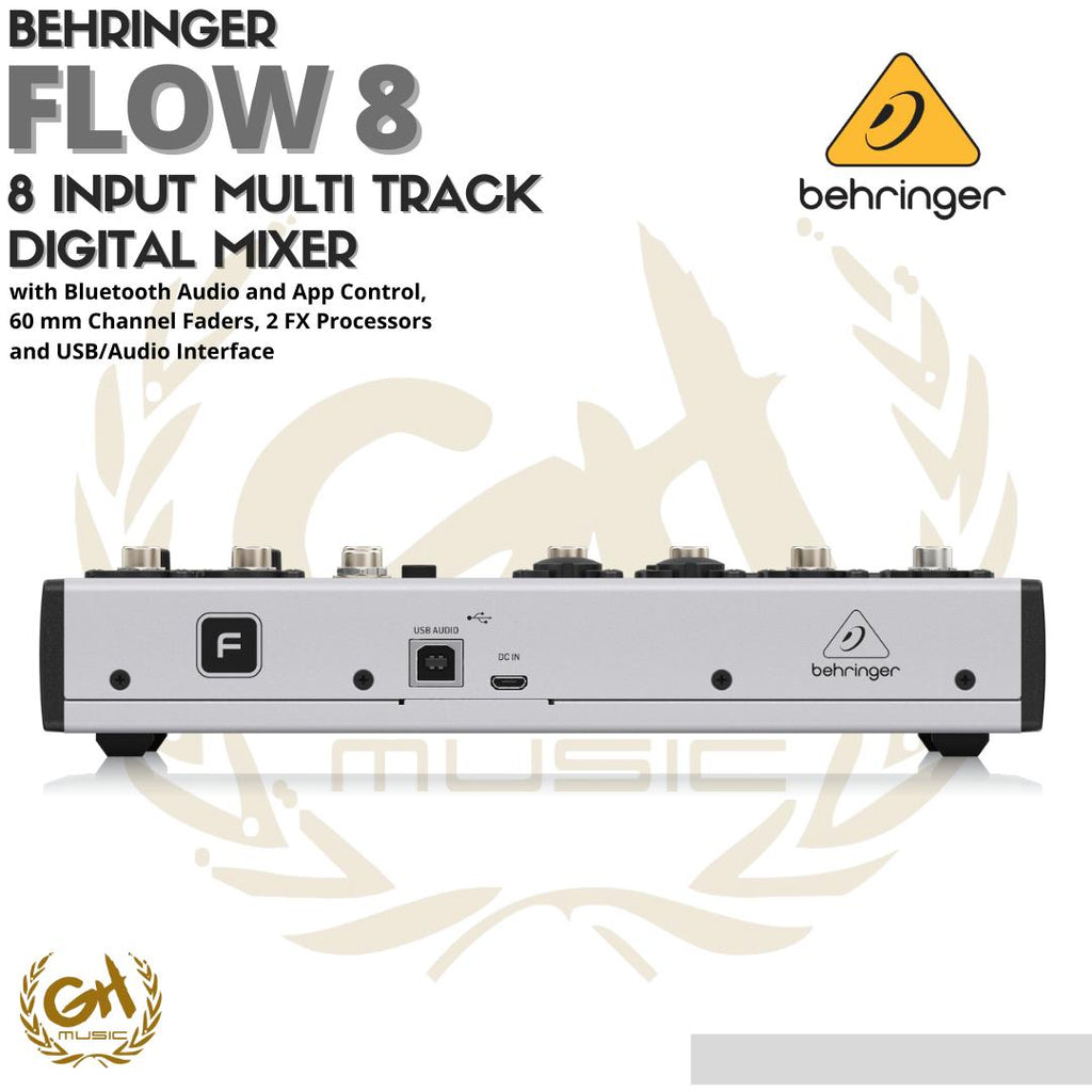 BEHRINGER FLOW 8 MULTITRACK DIGITAL MIXER & AUDIO INTERFACE/SOUNDCARD FLOW8