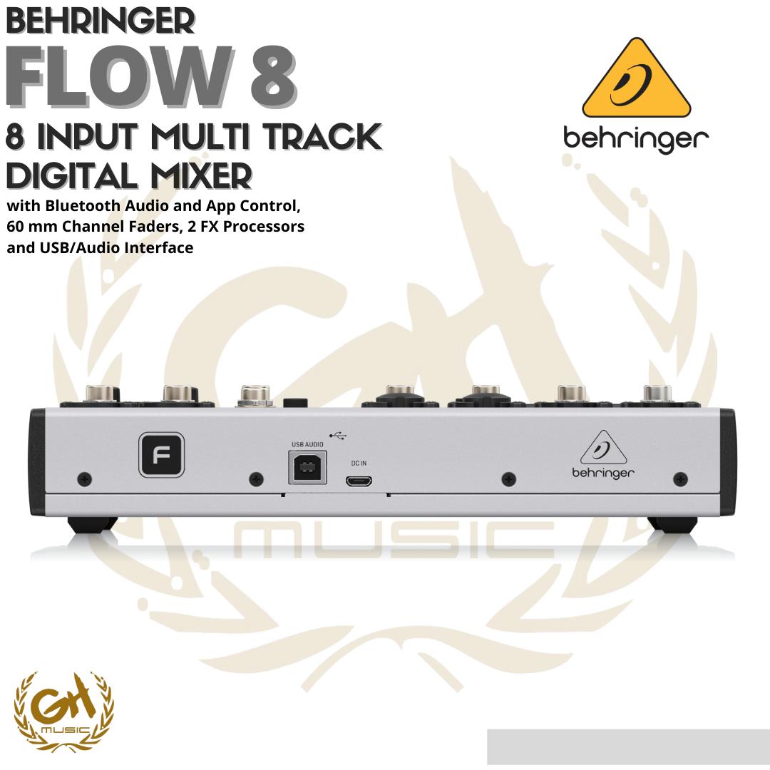 BEHRINGER FLOW 8 MULTITRACK DIGITAL MIXER & AUDIO INTERFACE/SOUNDCARD FLOW8