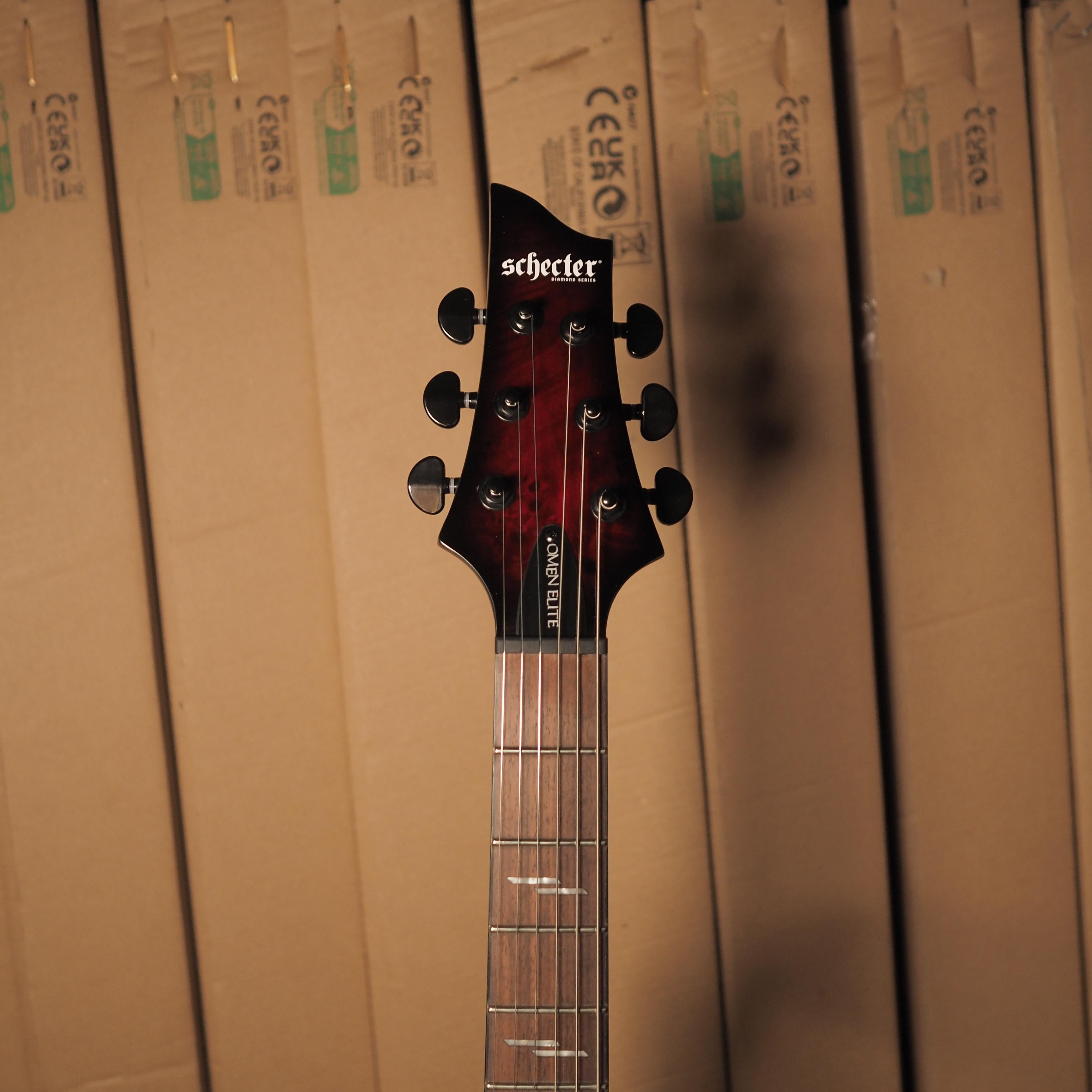 Schecter Omen Elite 6 Left Handed Electric Guitar | Gitar Elektrik Kidal