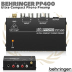 BEHRINGER MICROPHONO PP400 Ultra-Compact Phono Preamp | Headphone