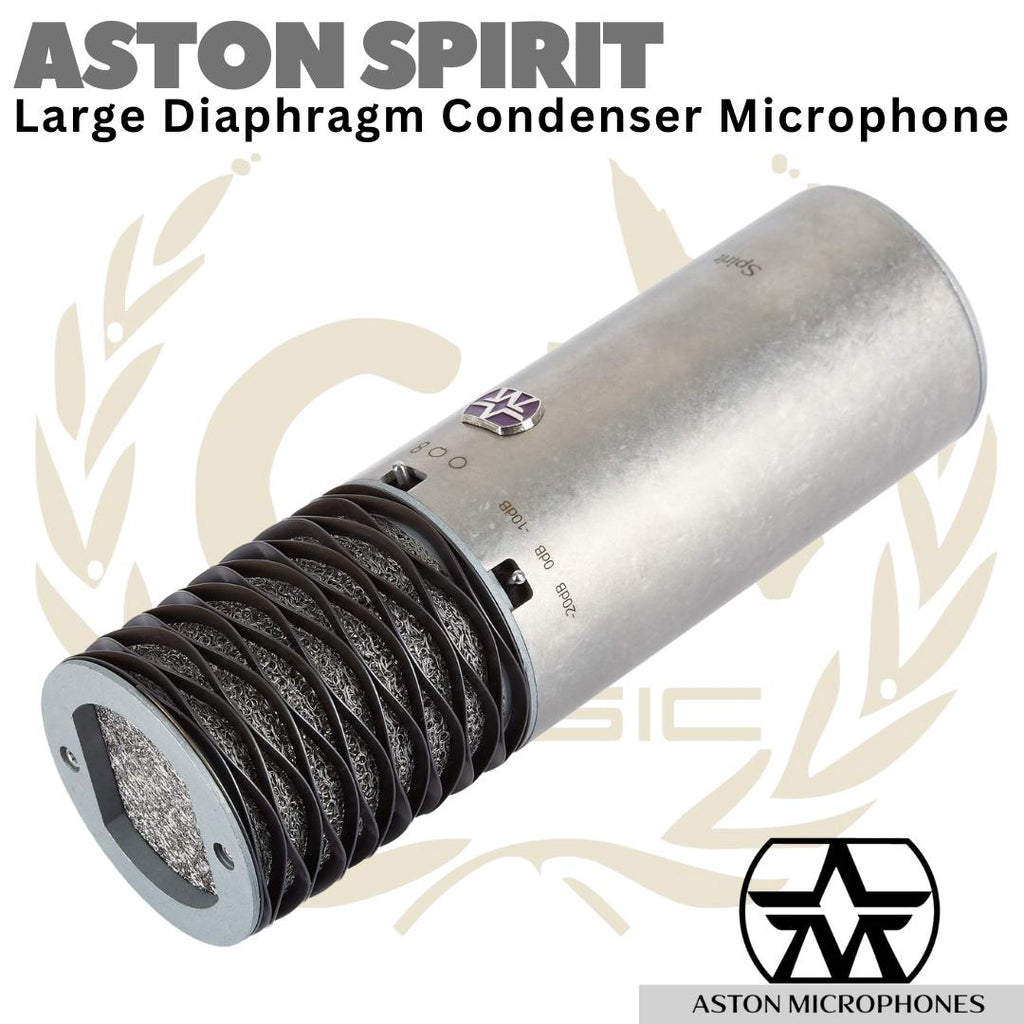 ASTON SPIRIT Multi Polar Patterns Large Diaphragm Condenser Microphone (made in UK)