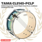 TAMA CLS145-PCLP 14x5inch Superstar Classic Maple Snare Drum, Caribbean Lacebark Pine Fade - Senar Drum | CLS 145 PCLP