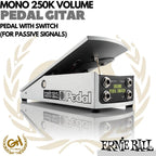 Ernie Ball Mono 250K Volume Pedal w/ Switch - Pedal Gitar