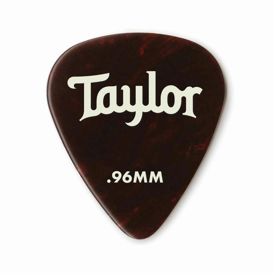 Taylor Celluloid 351 Picks, Tortoise 12-Pack - Pick Gitar Bass