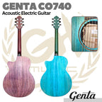 GENTA CO740 Acoustic Electric Guitar | Gitar Akustik Elektrik CO 740