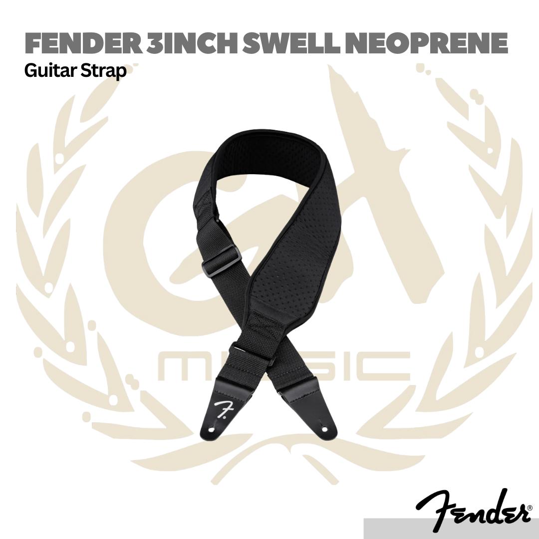 Fender 3inch Swell Neoprene Guitar Strap  | Strap Gitar Original