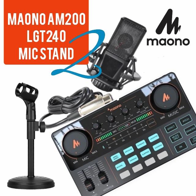 PAKET PODCAST AM200 MIC, STAND PLUS LGT240