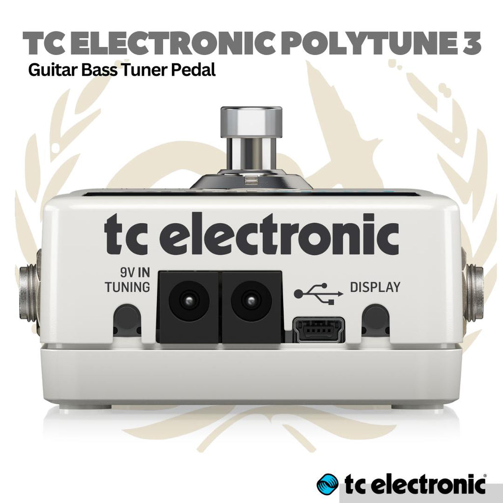 TC Electronic Polytune 3 Tuner Bass Guitar Pedal - Efek Gitar