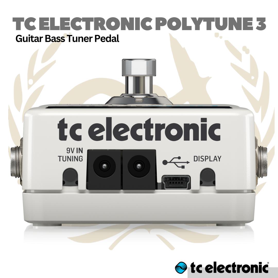 TC Electronic Polytune 3 Tuner Bass Guitar Pedal - Efek Gitar