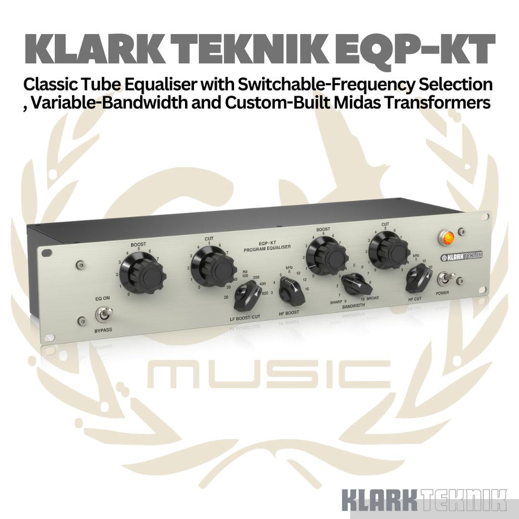 Klark Teknik EQP-KT Classic Tube Equalizer With Midas Transformer