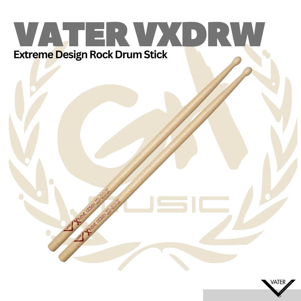 Vater VXDRW Extreme Design Rock Drum Stick - Stik Drum