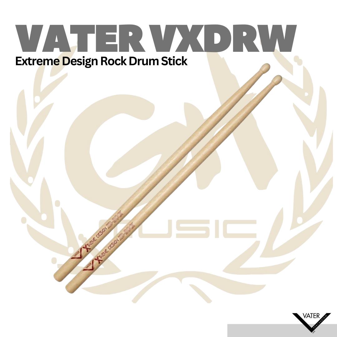 Vater VXDRW Extreme Design Rock Drum Stick - Stik Drum
