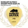 Dunlop Ultex Sharp Guitar Pick Pack 6 pcs - Pick Gitar