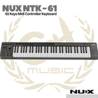 Nux NTK-61 Midi Keyboard Controller 61 Keys - Keyboard