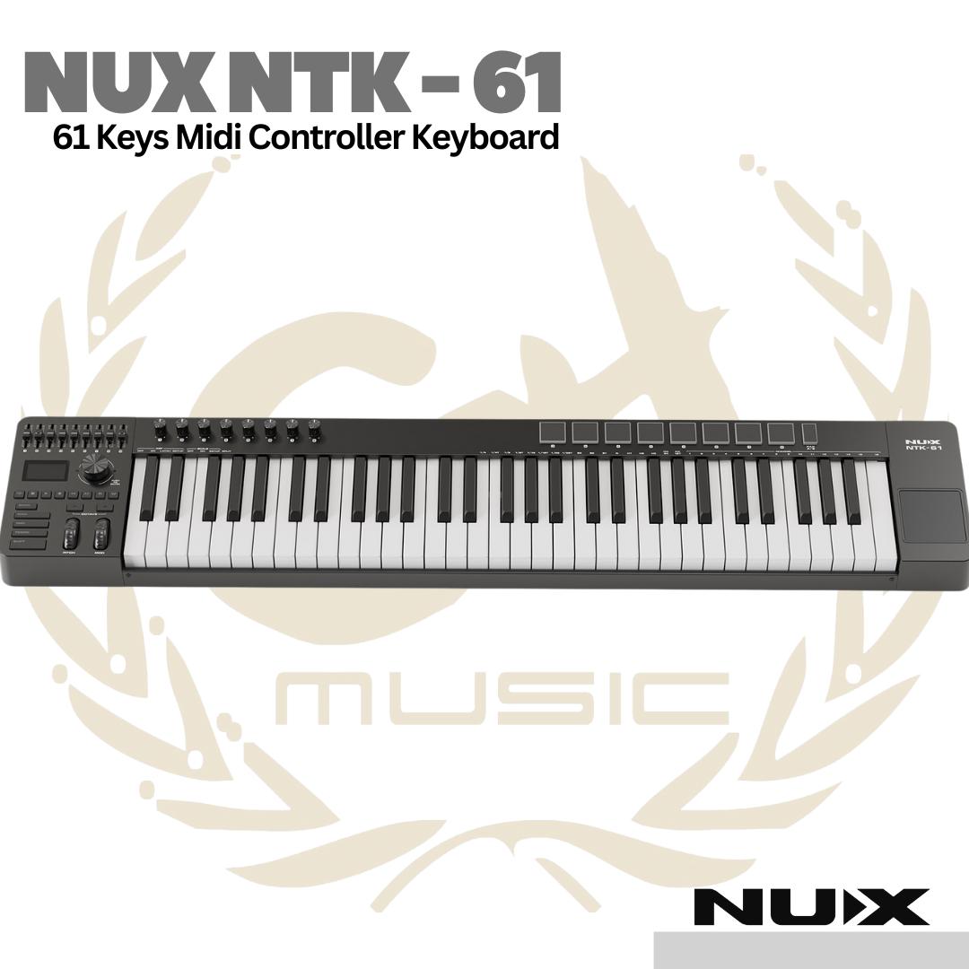 Nux NTK-61 Midi Keyboard Controller 61 Keys - Keyboard