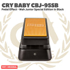 CRY BABY CBJ-95SB WAH JUNIOR Special Edition in Black Pedal Effect - Efek Pedal Gitar Bass Original Asli