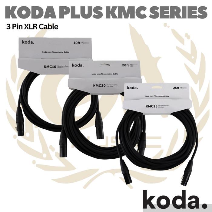 Koda Plus KMC Microphone Cable - Kabel XLR Canon 3pin