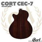 Cort CEC-7 Nylon Classical Guitar - Gitar Akustik Klasik CE-C7