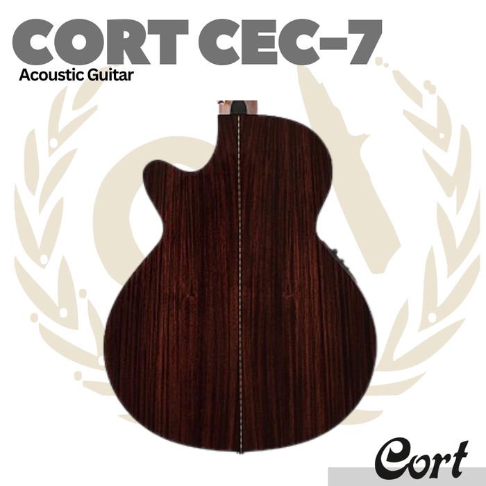 Cort CEC-7 Nylon Classical Guitar - Gitar Akustik Klasik CE-C7