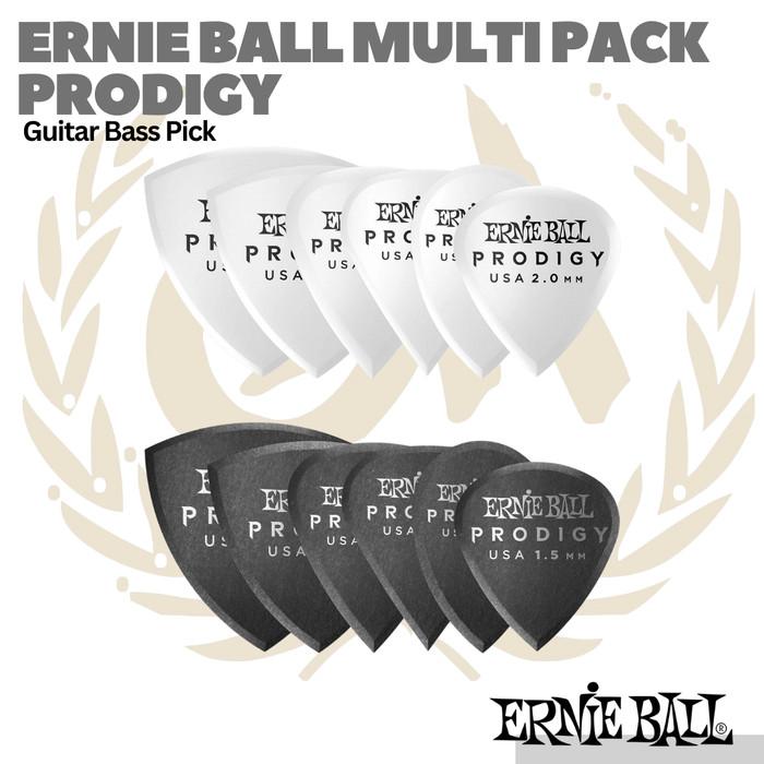 Ernie Ball Multi-Pack Prodigy Picks, 6-Pack