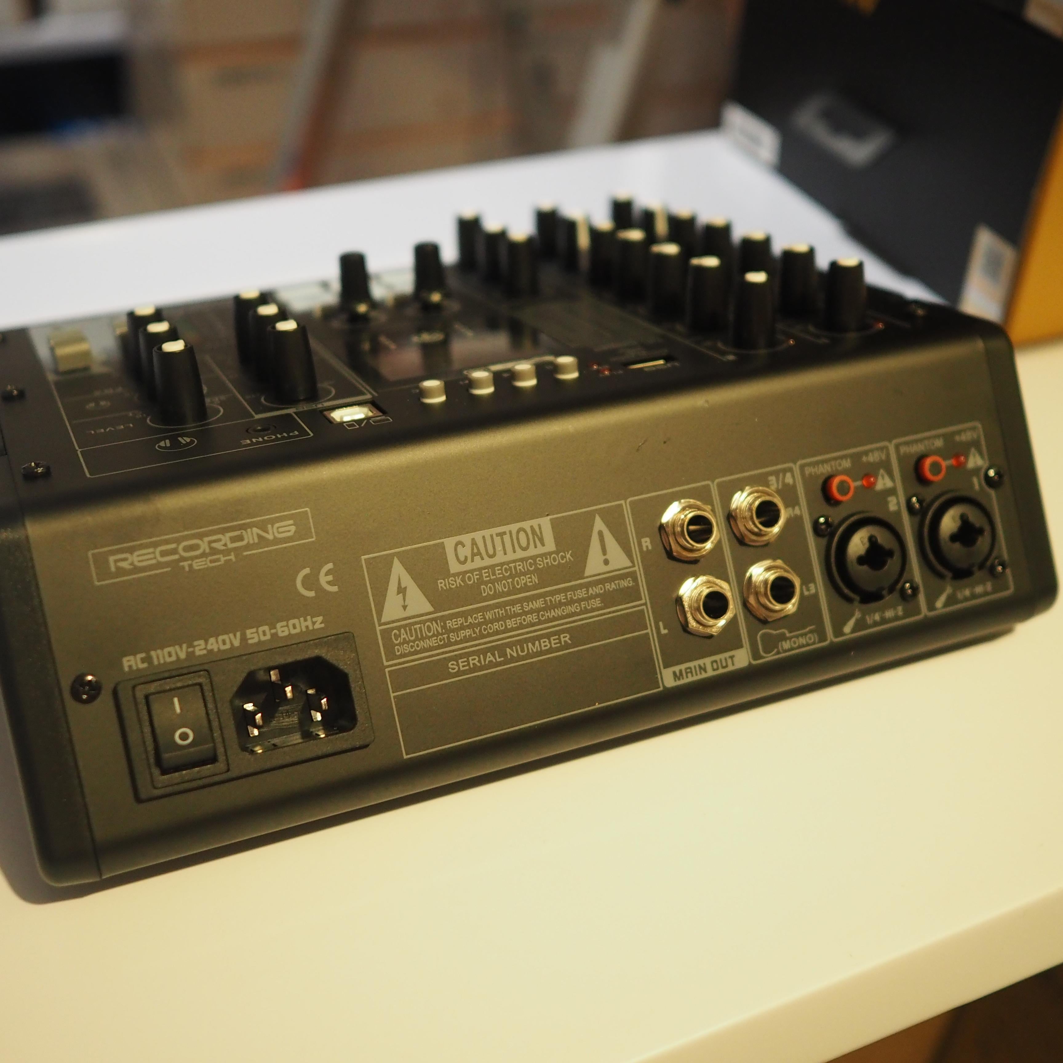 Recording Tech Pro RTX4 4-Channel Audio Mixer