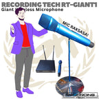 RECORDING TECH RT-GIANT1 Wireless Microphone | Mic Jumbo Raksasa