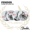 Fender Vintage Ads Coaster Set