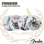 Fender Vintage Ads Coaster Set