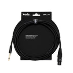 koda essential KBCXTF XLR Female to TRS 1/4 inch Balanced Cable - Kabel TRS XLR