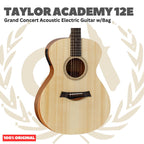 Taylor Academy 12e Grand Concert Acoustic Guitar w/Bag - Gitar Akustik Elektrik Original Asli