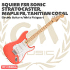 SQUIER FSR SONIC Stratocaster Electric Guitar | Gitar Elektrik Listrik