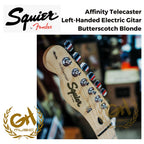 Squier Afinity Telecaster Left-Handed Electric Gitar Buterscotc Blonde