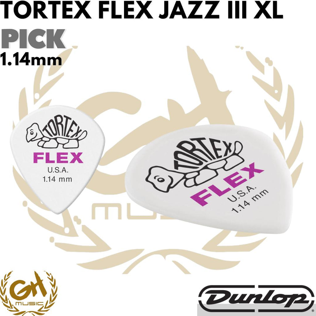 JIM DUNLOP Tortex Flex Jazz III XL Pick - Pick Gitar