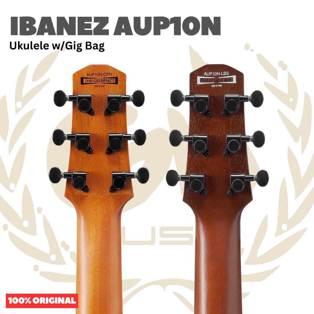 Ibanez AUP10N Tenor Ukulele 6 String w/Gig Bag - Gitar Lele