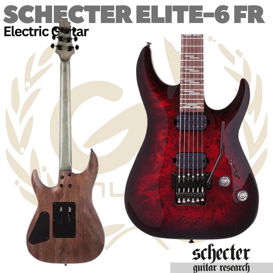 SCHECTER OMEN ELITE-6 FR Electric Guitar | Gitar Tremolo Up Down