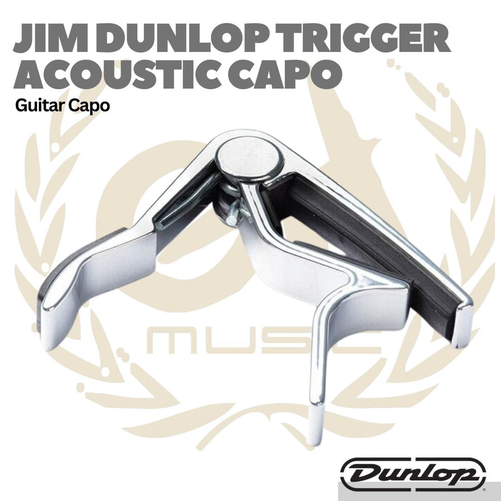 JIM DUNLOP 83CN TRIGGER CAPO ACOUSTIC CURVED NICKEL - Capo Gitar