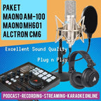 MAONOCASTER AU-AM100, MAONO MH601 - PODCAST, KARAOKE ONLINE, RECORDING