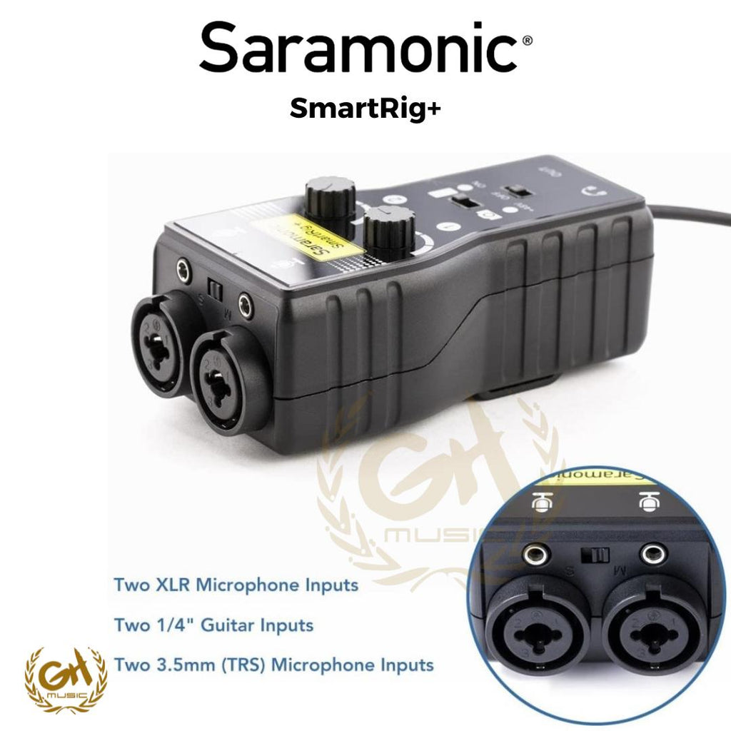 Saramonic SmartRig Plus 2-Channel XLR - 3.5mm
