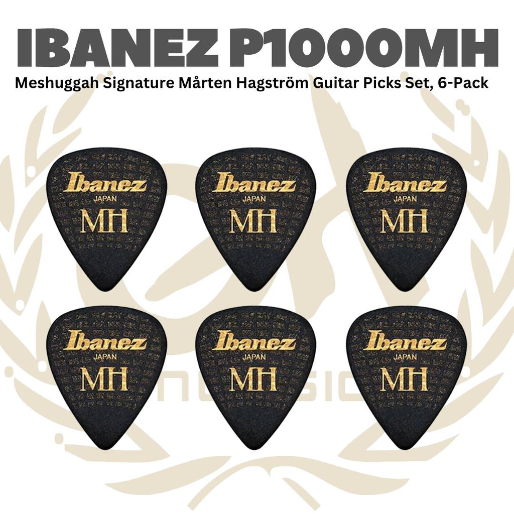 Ibanez P1000MH Messhugah Signature Marten Hagstrom Guitar Pick Set, 6 Pack - Pik Gitar P1000 MH