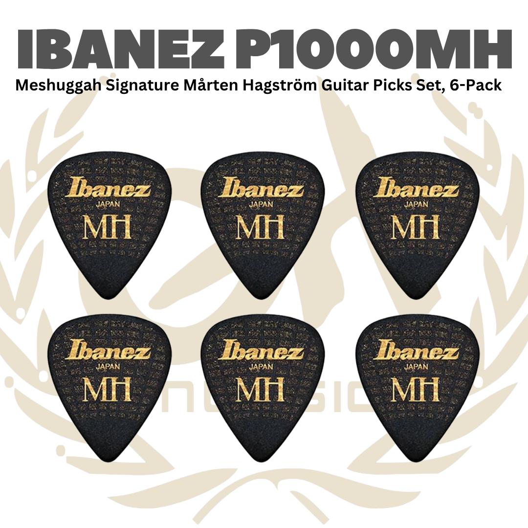 Ibanez P1000MH Messhugah Signature Marten Hagstrom Guitar Pick Set, 6 Pack - Pik Gitar P1000 MH