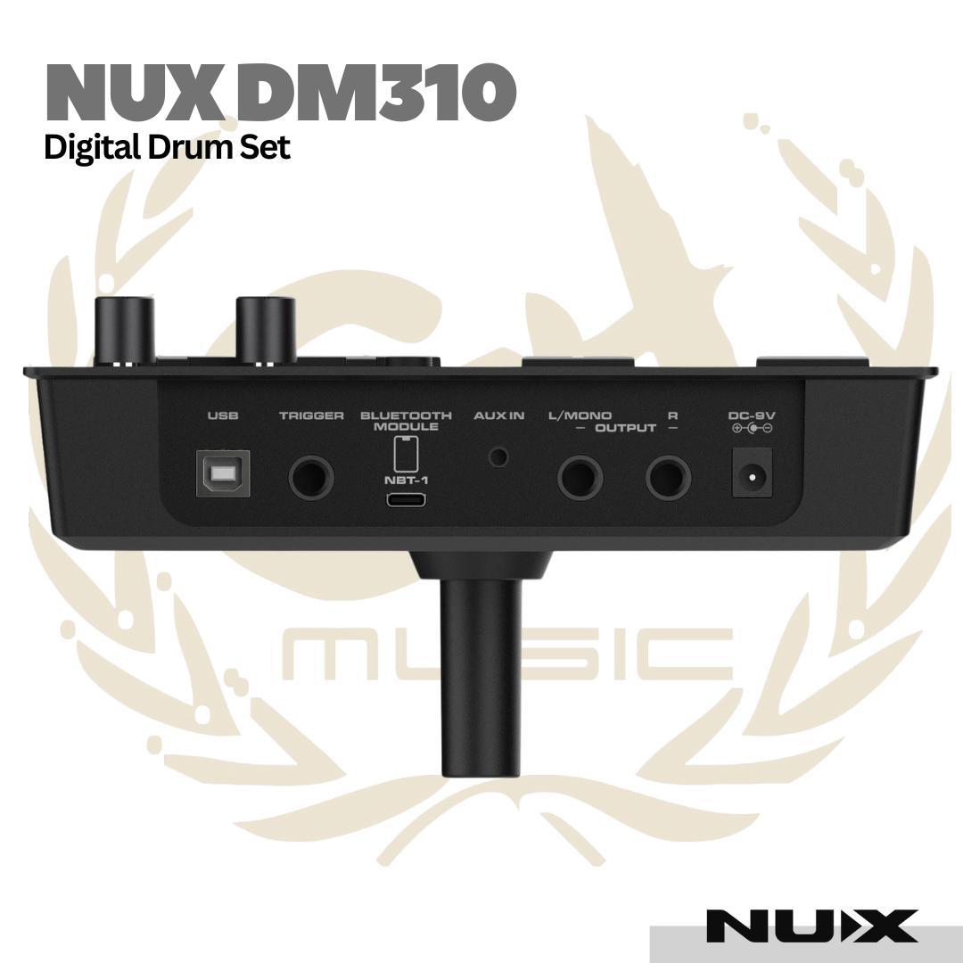 NUX DM310 All Mesh Head Digital Drum Set - DM-310 Drum Elektrik Asli Original
